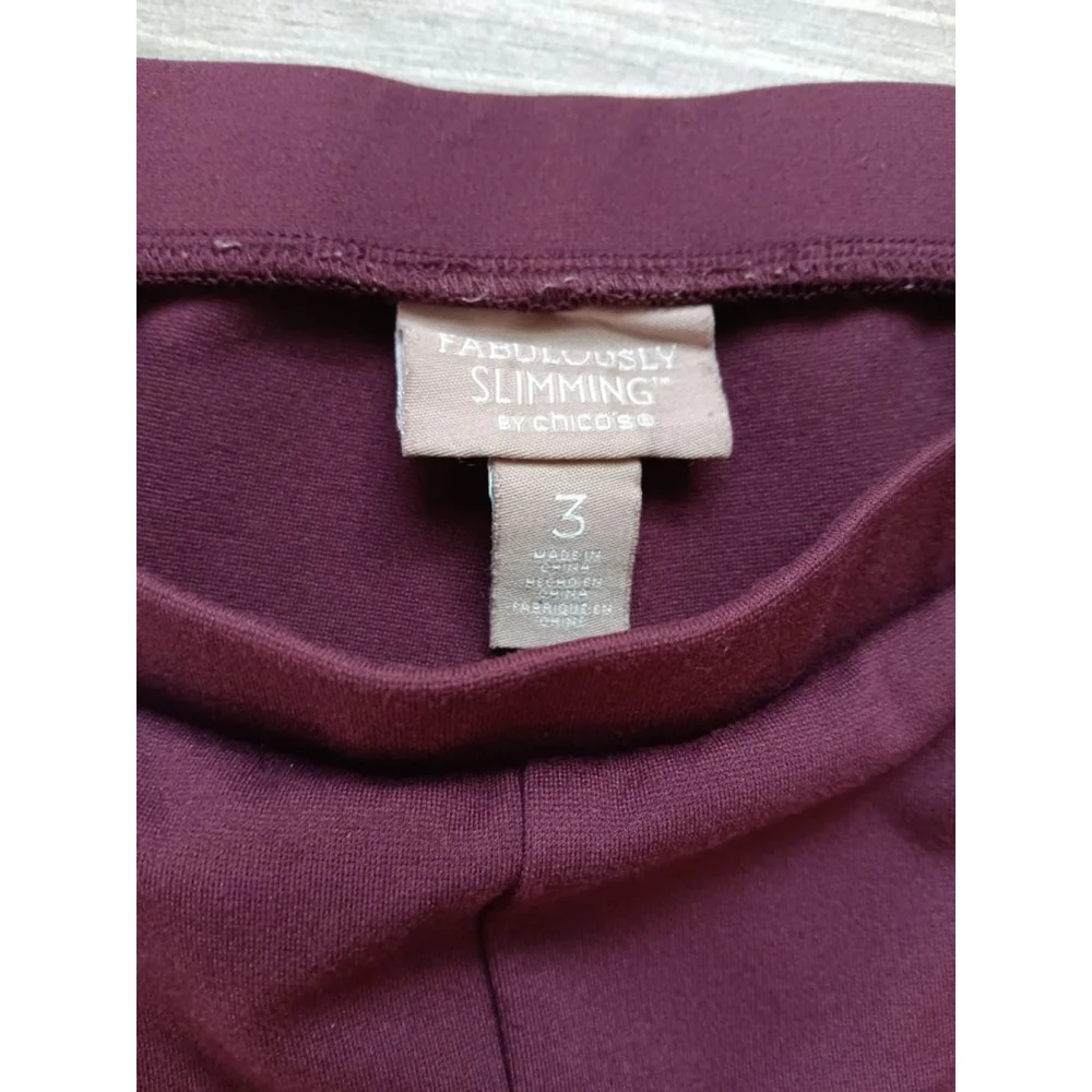 Women's Chico's Pants Size 3 Purple